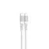 Cabo Tipo-C Lightning 1,5M Branco Ca-412Mfi Novo
