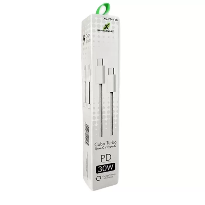Cabo Turbo Tipo-C Pd 30W Xc-Cd-110 X-Cell Novo