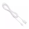 Cabo USB Micro USB 2 Metros Branco CA-225 Maketech