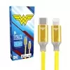 Cabo Usb-C P/ Lightning 1,5m 12W Mulher Maravilha Novo