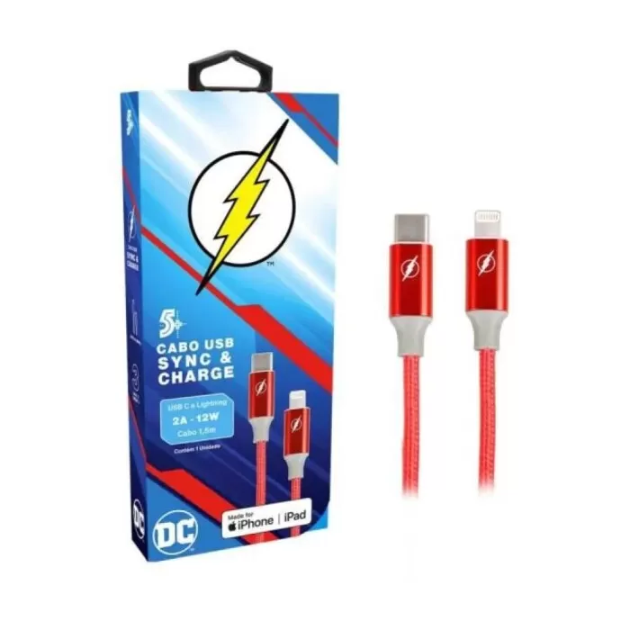 Cabo Usb-C Para Lightining 1,5M 12W Flash Novo