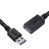 Cabo Usb Extensor 3.0 Com 2 Metros 28 Awg Cor Preto PcYes