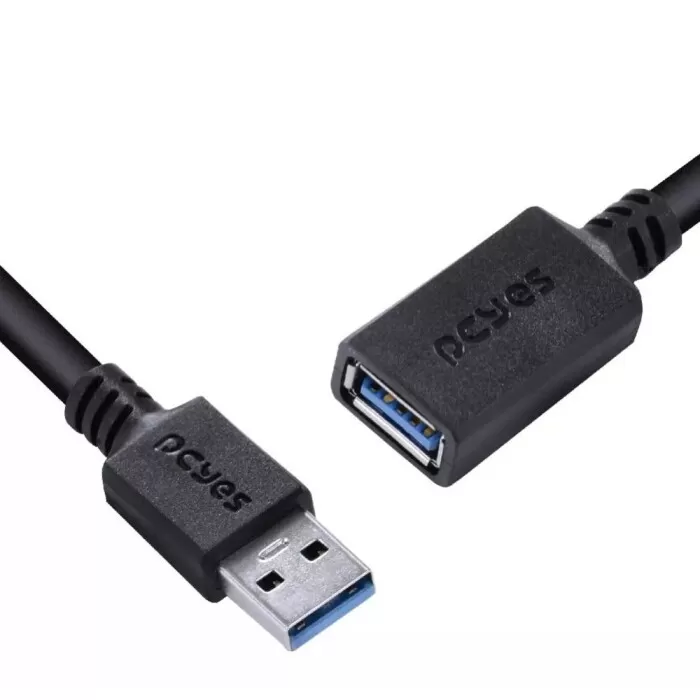 Cabo Usb Extensor 3.0 Com 2 Metros 28 Awg Cor Preto PcYes