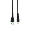 Cabo USB Lightning 2M Preto Maketech - Compatível com Celular