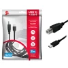 Cabo Usb Tipo C 2.0 + Usb B Macho 2m 018-1417 5+