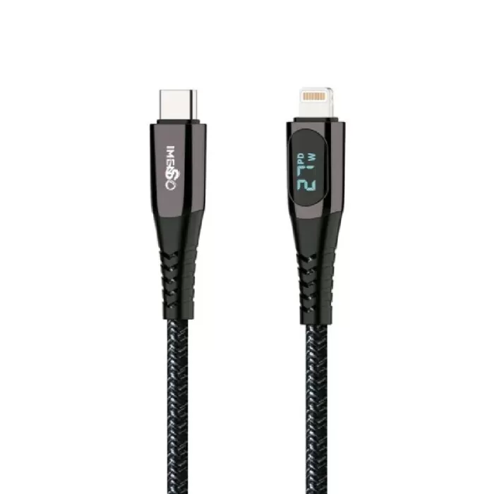 Cabo Usb Tipo C Compatível Lightning 27W 1m Preto Ims-149