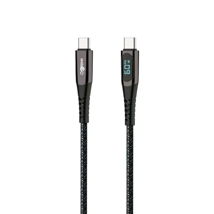 Cabo Usb Tipo C Para Tipo C 60W 2 Metros Preto Ims-148a