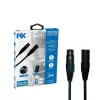 Cabo Xlr Macho + Xlr Femea 2 Metros Profissional Estúdio Som Cabo Xlr Macho + Xlr Femea 2 Metros Profissional Estúdio Som