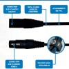 Cabo Xlr Macho + Xlr Femea 2 Metros Profissional Estúdio Som