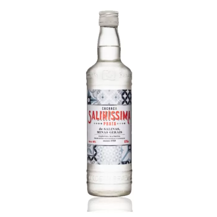 Cachaça Salinissima Prata Salinas 670Ml