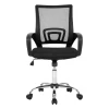 Cadeira De Escritório Executive Ga197 Cromada Mesh Preta Cadeira De Escritório Executive Ga197 Cromada Mesh Preta