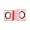 Caixa De Som 2,0 Usb 5V 1W Rosa Vs-01R Vinik Novo