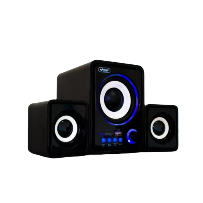 Caixa De Som Bluetooth Para Notebook 18W KP-6017BH Knup Caixa De Som Bluetooth Para Notebook 18W KP-6017BH Knup