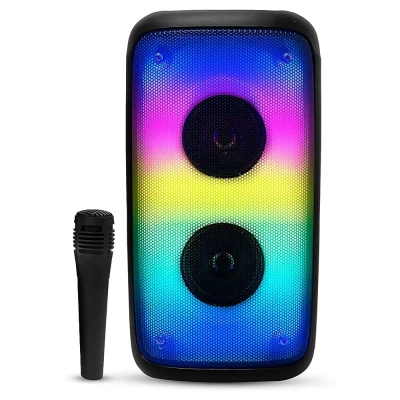 Caixa De Som Bluetooth Portátil 20W Sd/Mp3 Rgb Grasep D-3207