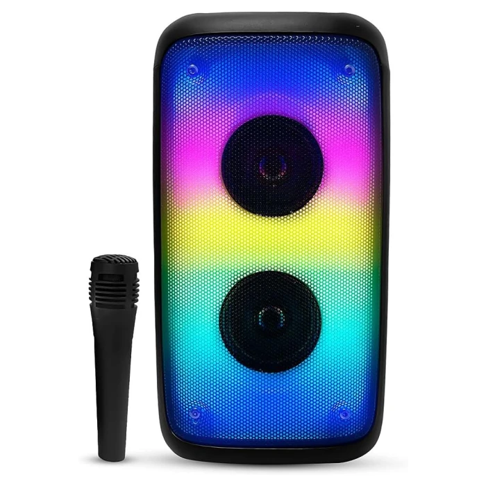 Caixa De Som Bluetooth Portátil 20W Sd/Mp3 Rgb Grasep D-3207 Caixa De Som Bluetooth Portátil 20W Sd/Mp3 Rgb Grasep D-3207