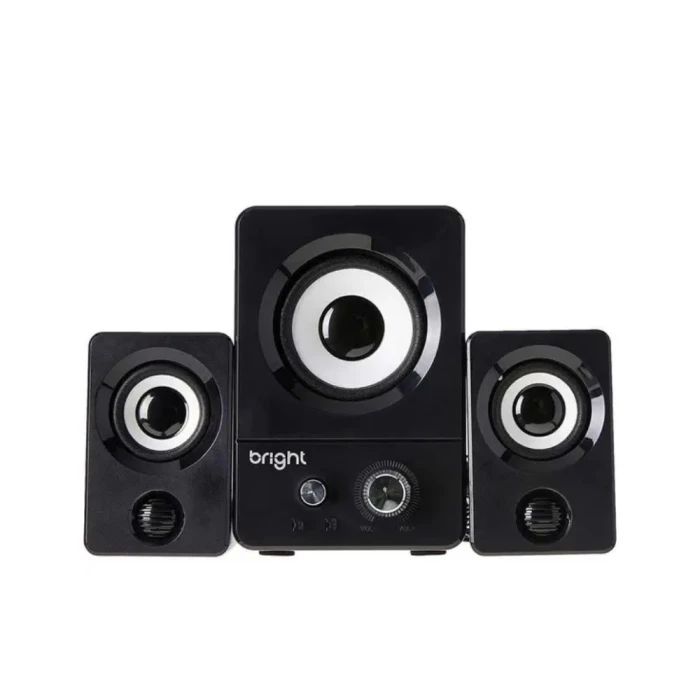 Caixa De Som Bright MINI SUBWOOFER 2.1 USB 0590 Preta