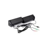 Caixa De Som Dual 2.0 Basic 6W Cor Preta Usb Vinik Caixa De Som Dual 2.0 Basic 6W Cor Preta Usb Vinik