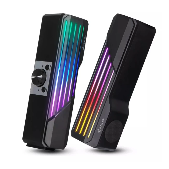Caixa De Som Gamer Para Pc 10W Luz Rgb Horus 2.0 RO824