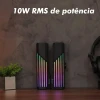 Caixa De Som Gamer Para Pc 10W Luz Rgb Horus 2.0 RO824