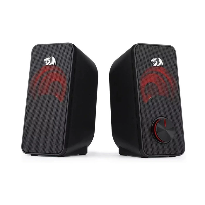 Caixa De Som Gamer Stentor Redragon Usb Preta 6W GS500