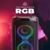 Caixa De Som Portátil Rgb 20W Cor Preta Ims-x45m Imenso Caixa De Som Portátil Rgb 20W Cor Preta Ims-x45m Imenso