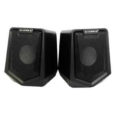 Caixas De Som Multimídia Na Cor Preta 6W P/ Computador