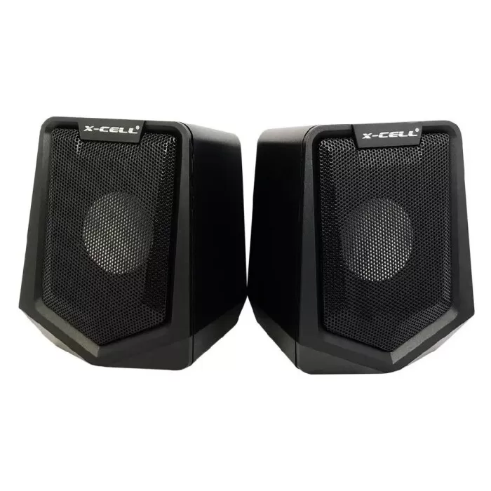 Caixas De Som Multimídia Na Cor Preta 6W P/ Computador