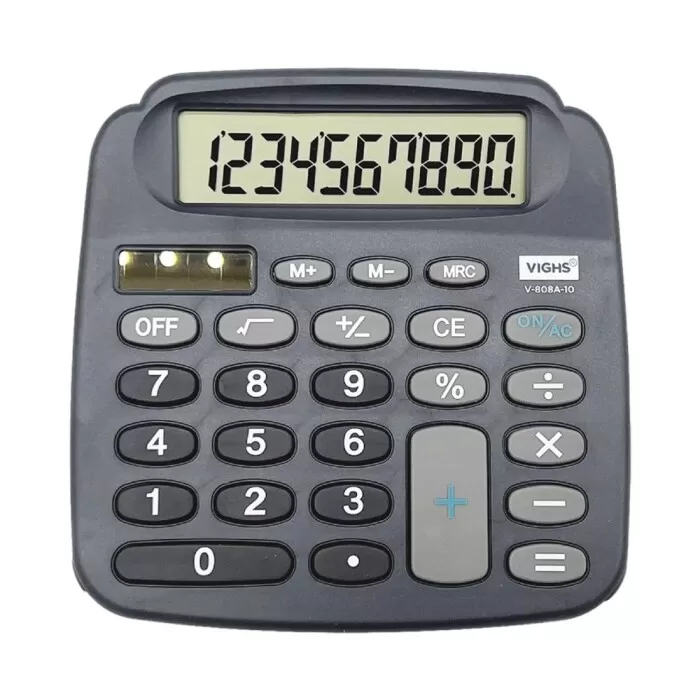 Calculadora De Mesa 10 Digitos V-808A-10 Vighs Novo Calculadora De Mesa 10 Digitos V-808A-10 Vighs Novo
