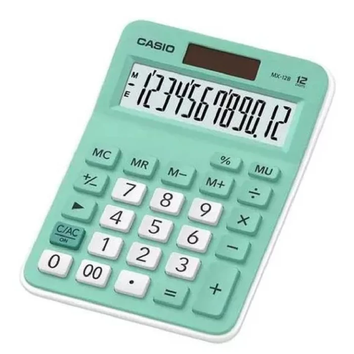 Calculadora De Mesa 12 Dígitos Cor Verde Solar Mx-12B Casio Calculadora De Mesa 12 Dígitos Cor Verde Solar Mx-12B Casio