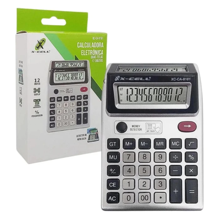Calculadora De Mesa 12 Digitos Xc-Ca-8101 X-Cell Calculadora De Mesa 12 Digitos Xc-Ca-8101 X-Cell