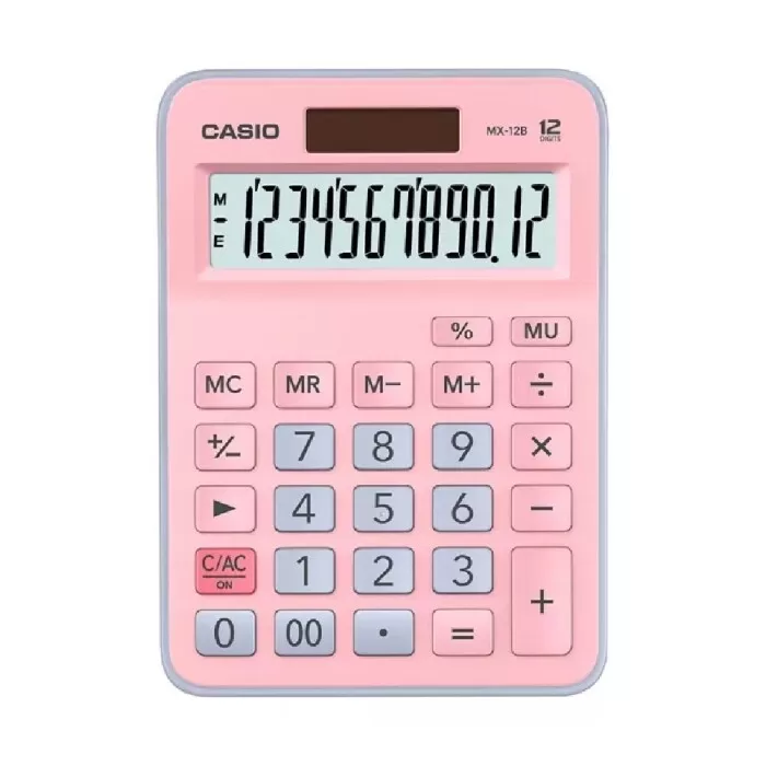 Calculadora De Mesa Com 12 Dígitos Solar Cor Rosa Casio Calculadora De Mesa Com 12 Dígitos Solar Cor Rosa Casio