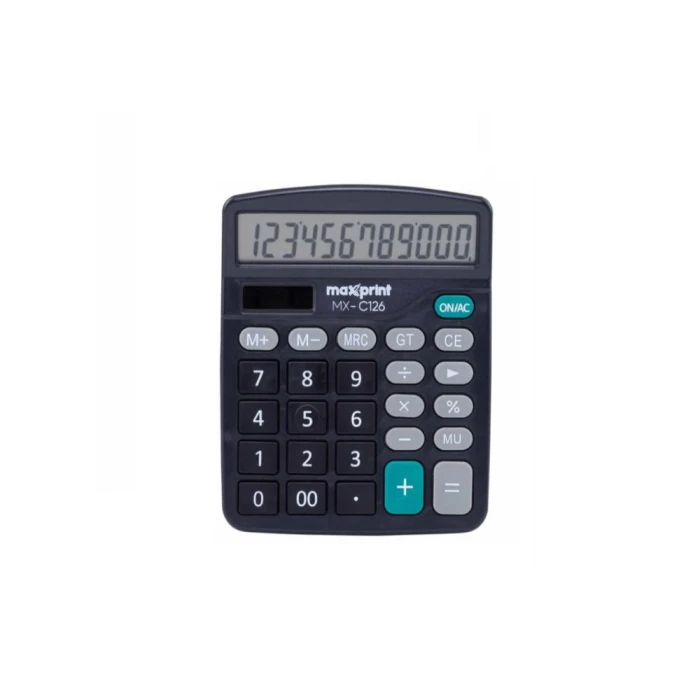 Calculadora De Mesa Max Mx-126 Maxprint Two Power 12 Dígitos