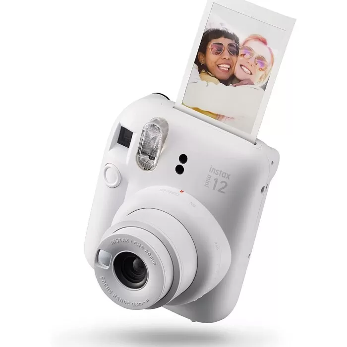 Câmera Instax Mini 12 Com Flash Branco Novo
