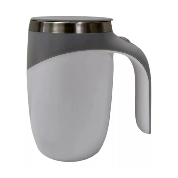 Caneca Mixer De Aço Inox 380mL Marrom E Bege Ke Home Caneca Mixer De Aço Inox 380mL Marrom E Bege Ke Home