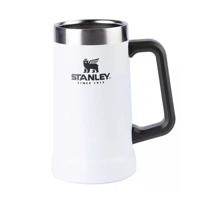 Caneca Térmica Stanley Adventure Beer Branco Polar 709ml Caneca Térmica Stanley Adventure Beer Branco Polar 709ml
