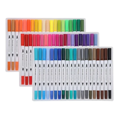 Caneta Marcadora Ponta Dupla X-Cell Xc-Pen-60 Permanente