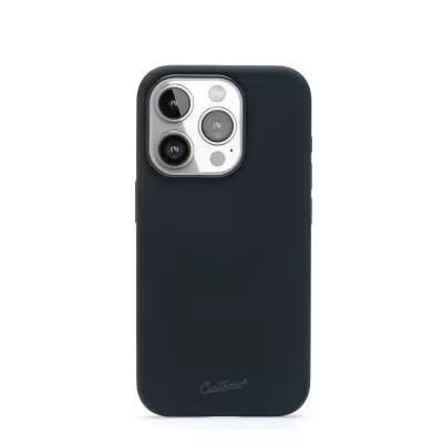 Capa Customic Silicone Preto Compatível Com Iphone 15 Novo