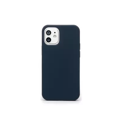 Capa Customic Soft Touch Azul Compatível Iphone 12/12 Pro
