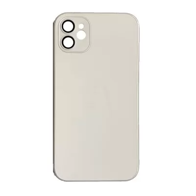 Capa De Vidro Fosco Branco Pearly Compatível Com Iphone 11