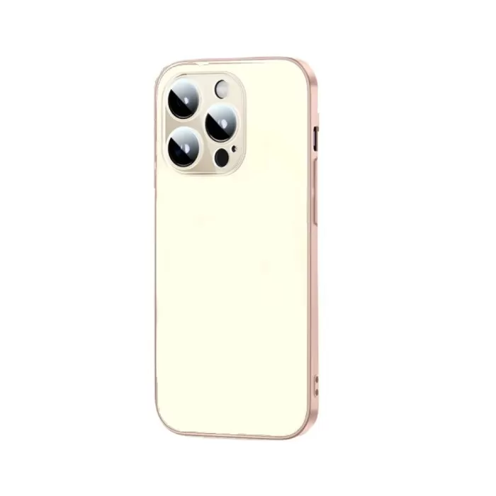 Capa De Vidro Liso Grafite Compatível Com Iphone 14 Pro Max
