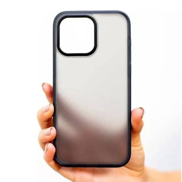 Capa Lightcase Color Smoke Preta Para Iphone 16 Pro