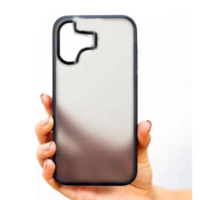 Capa Lightcase Colors Smoke Preta Para Iphone 16 Hprime