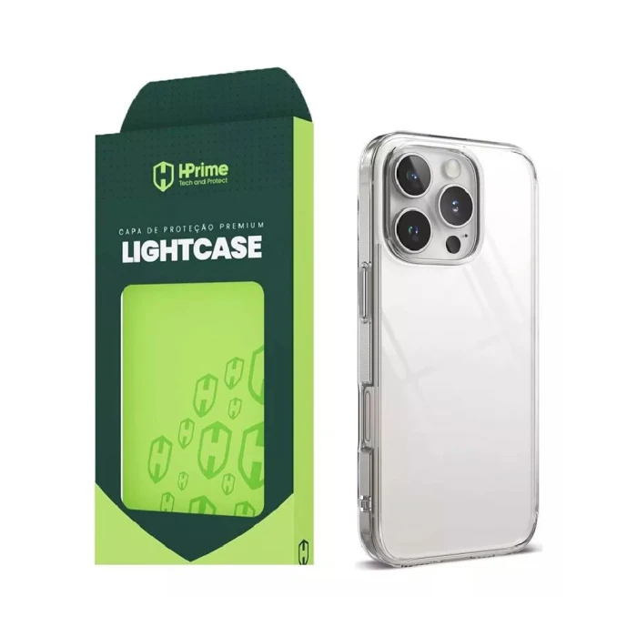 Capa Lightcase Transparente Compatível Com Iphone 16 Pro