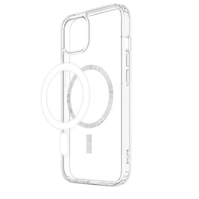 Capa Magsafe Anti Impacto Transparente P/Celular 15 Pro Max