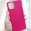 Capa De Silicone Com Veludo Vinho Sam A04E Novo