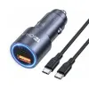 Carregador Carro Duas Portas Usb Com Cabo Para Celular