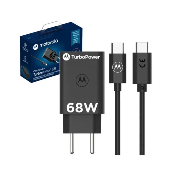 Carregador De Celular Motorola Turbo Power 68W Usb-C Carregador De Celular Motorola Turbo Power 68W Usb-C