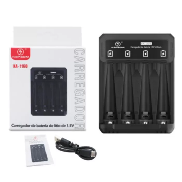 Carregador De Pilha Universal Ka-1160 Kapbom Novo Carregador De Pilha Universal Ka-1160 Kapbom Novo