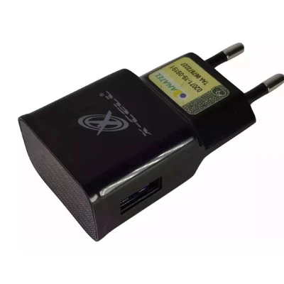Carregador De Tomada Usb-A 2.4A Preto XC-USB-10 X-Cell