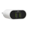 Carregador De Viagem Com 2 USB 2,4A Type-C
